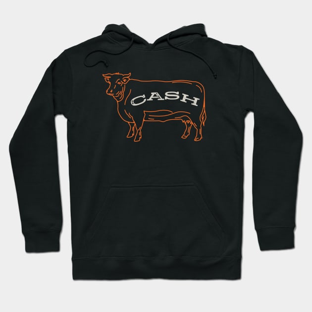 Funny Accounting Pun Cash Cow Hoodie by whyitsme